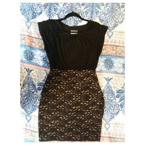 Lace pencil dress